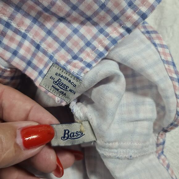 G.H. Bass men's plaid button down plaid Academia NWT Size XXL preppy gorpcore - Picture 5 of 9